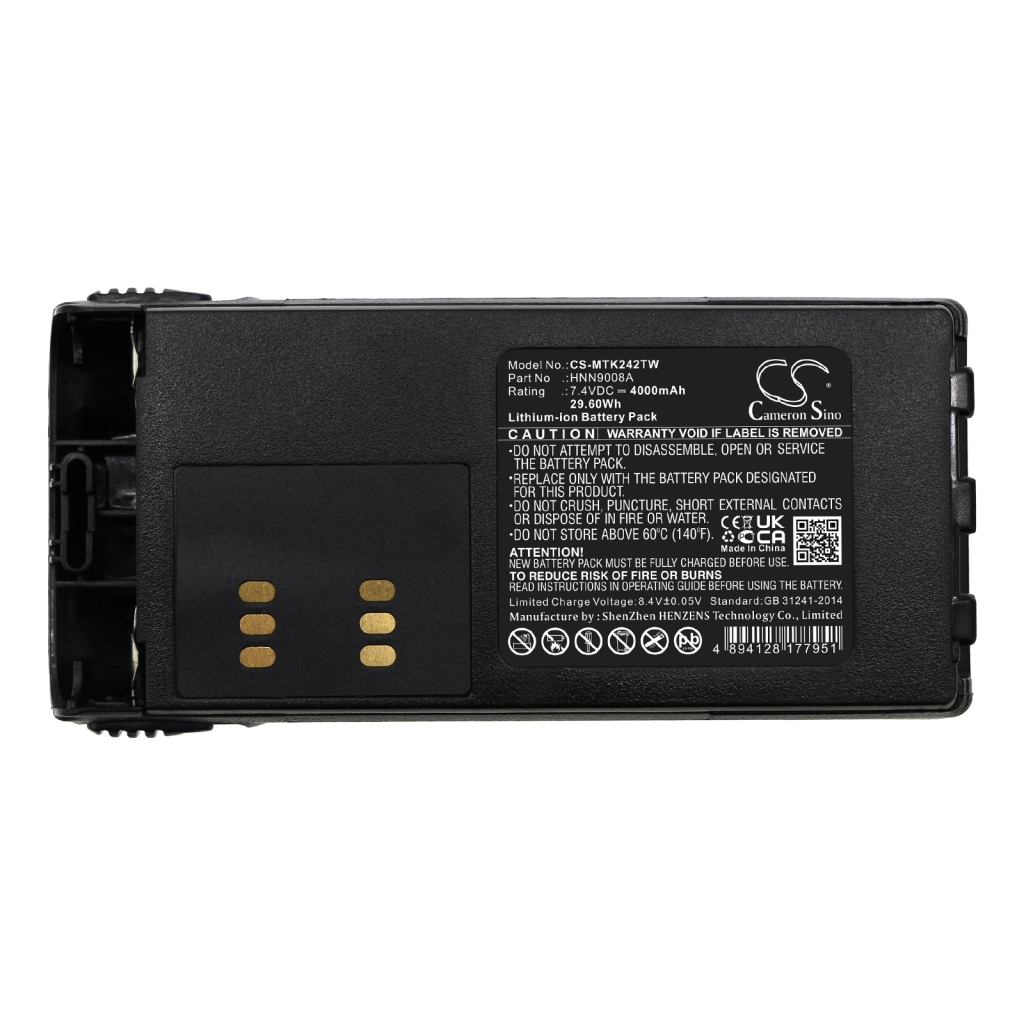 Batterie radio bidirectionnelle Motorola PRO7750