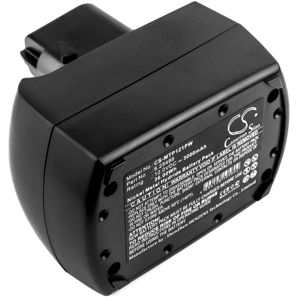 Remplacement de batterie compatible pour Metabo 6.25486