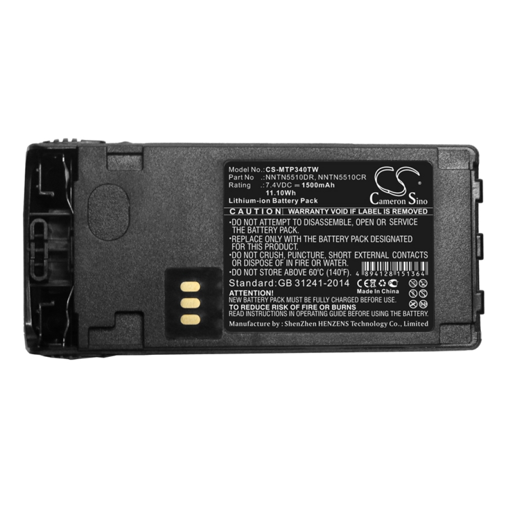 Batterie radio bidirectionnelle Motorola GP580 Ex (CS-MTP340TW)