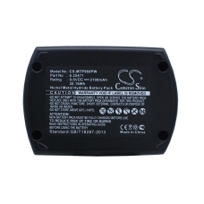 Remplacement de batterie compatible pour Metabo 6.25471,6.31728,6.31746,6.31775,ME-974...