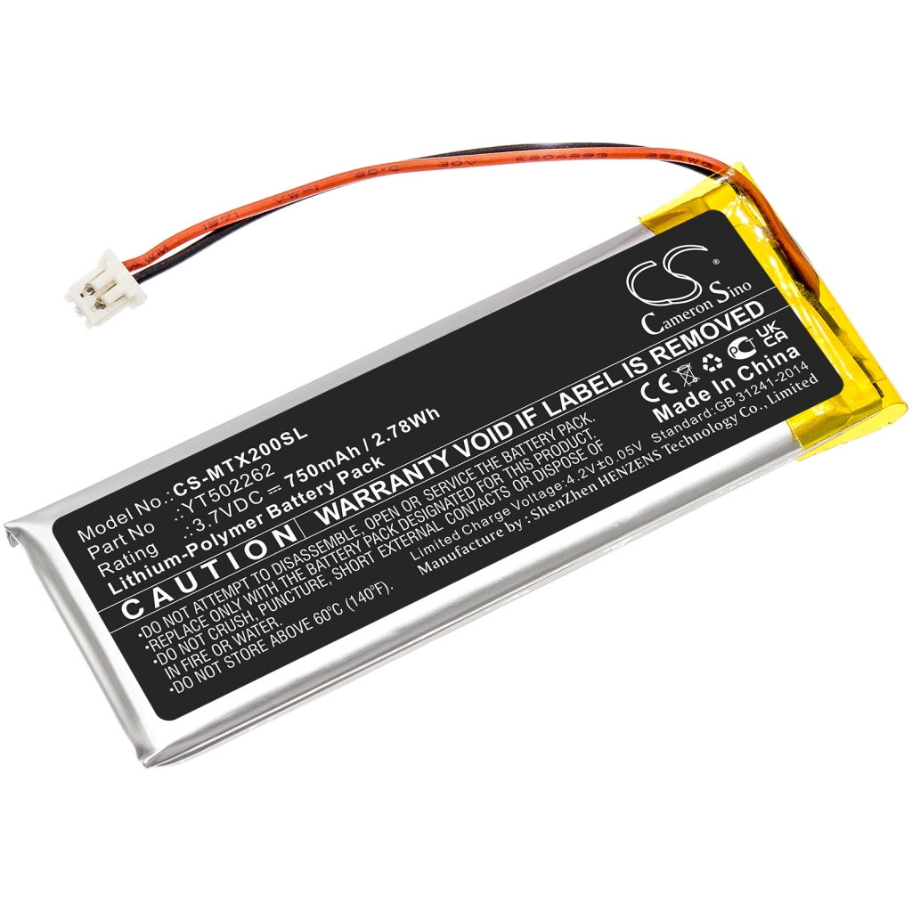 Compatible battery replacement for Midland YT502262