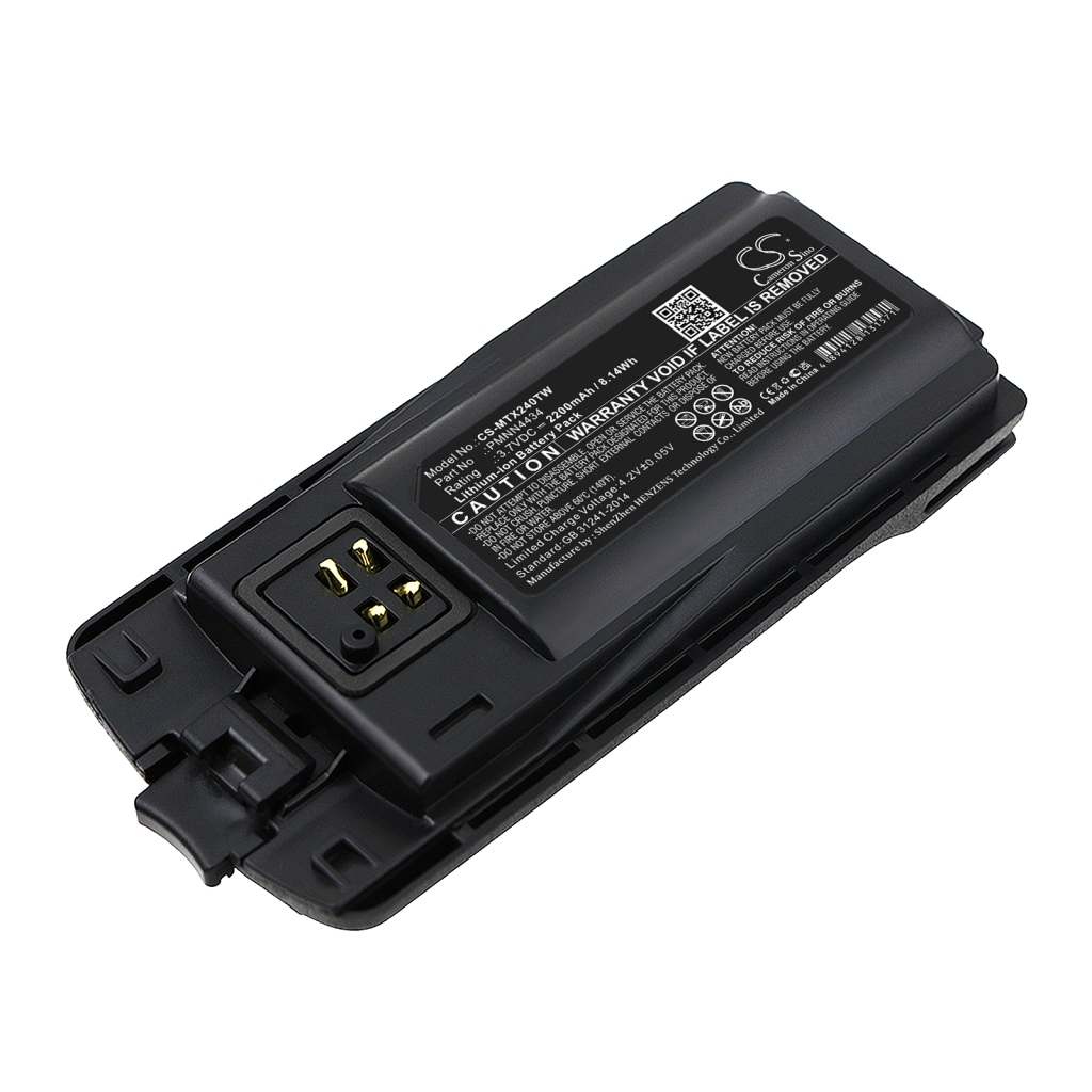 Batterie radio bidirectionnelle Motorola CS-MTX240TW