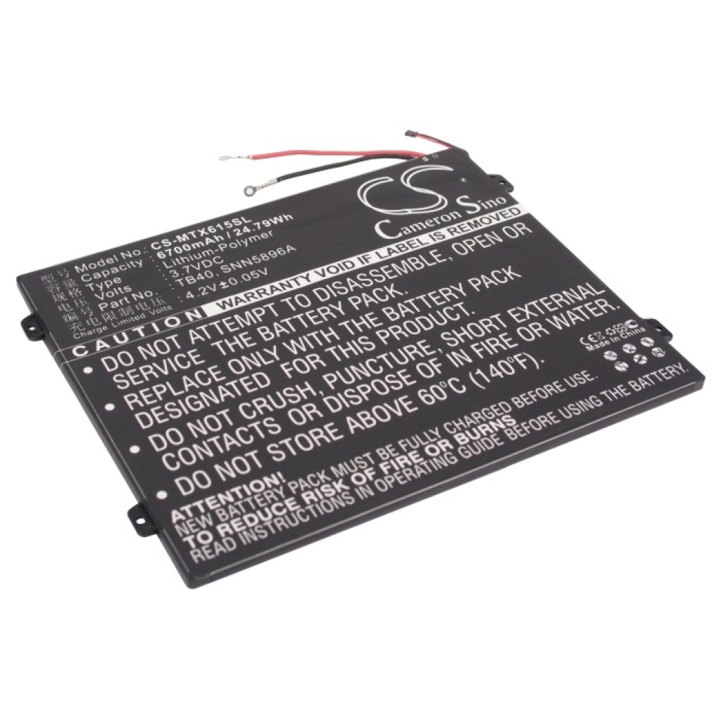 Tablet Battery Motorola CS-MTX615SL