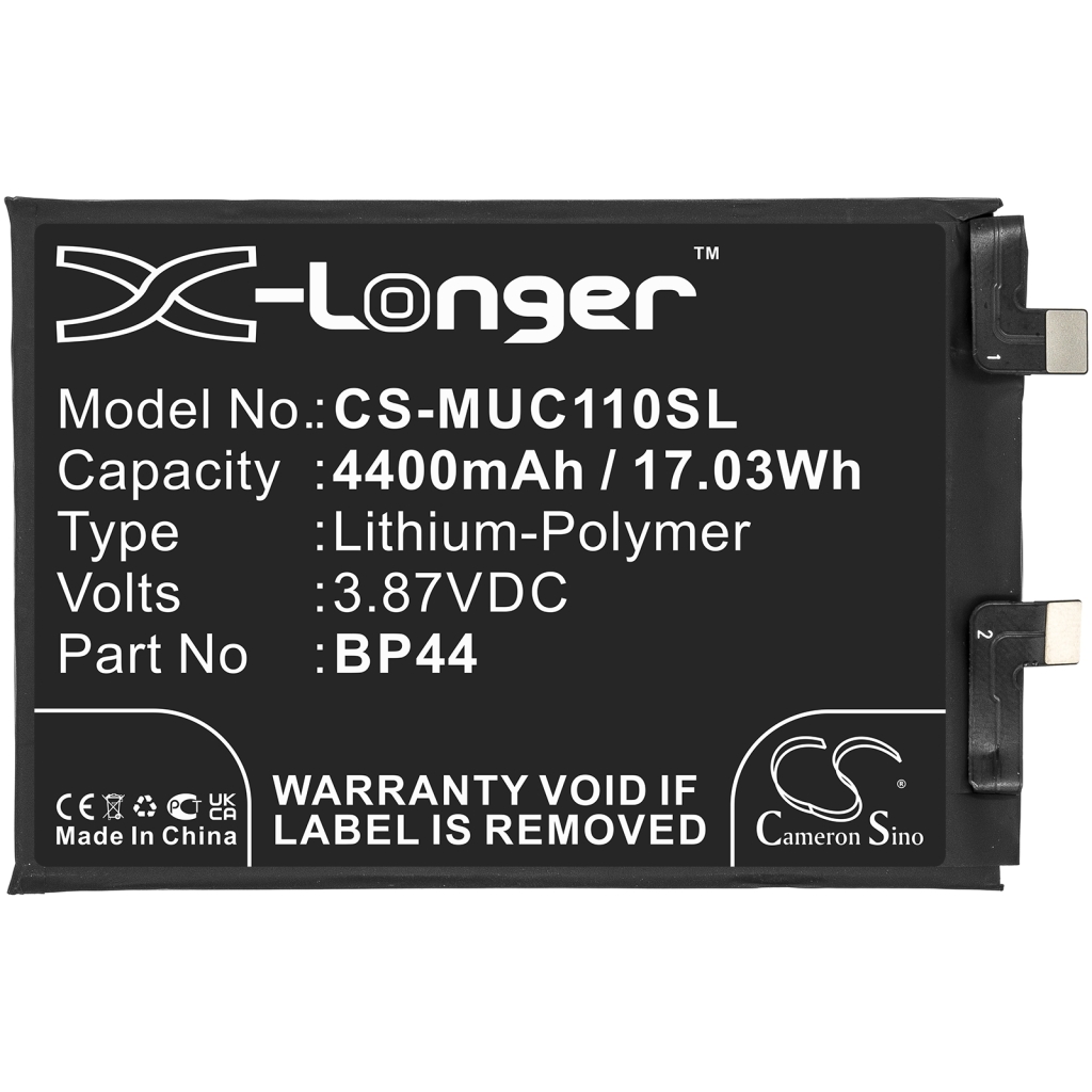 Compatible battery replacement for Xiaomi BP44