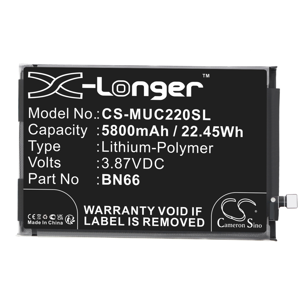 Compatible battery replacement for Poco BN66