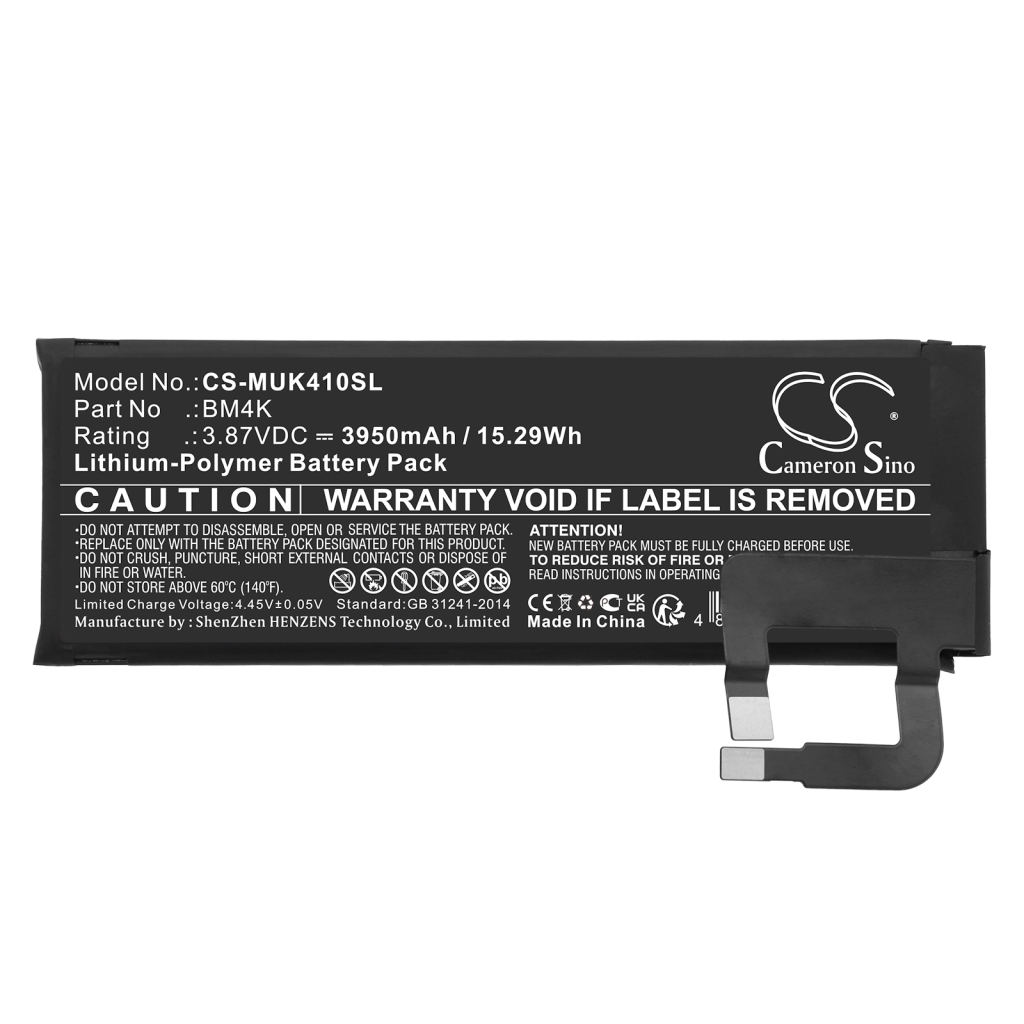 Compatible battery replacement for Xiaomi BM4K