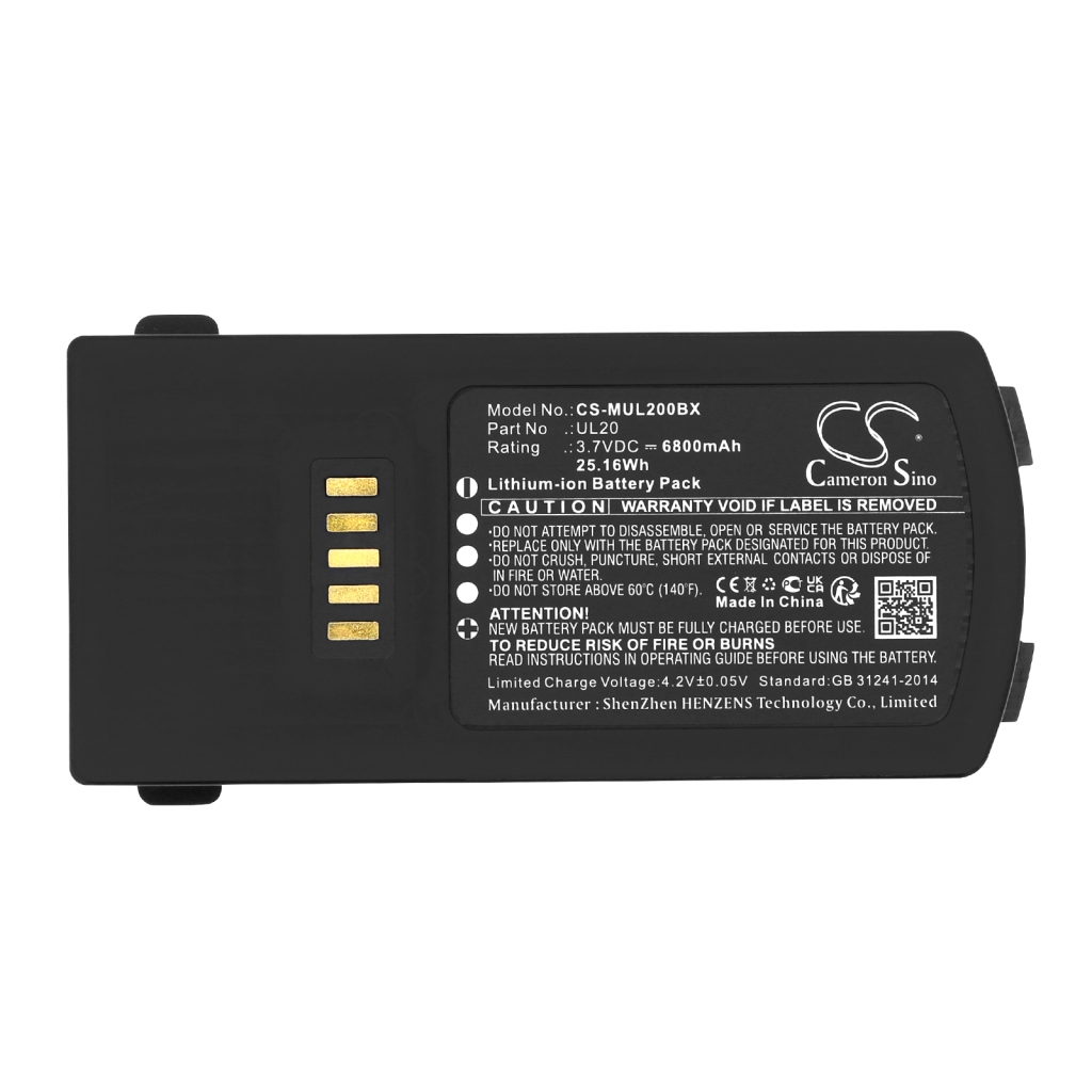 Remplacement de batterie compatible pour M3 Mobile  UL20