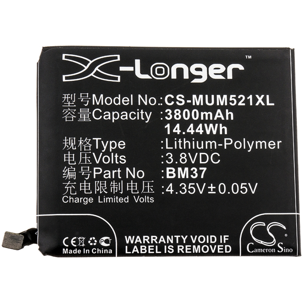 Batteries Remplace BM37 ( China Version )