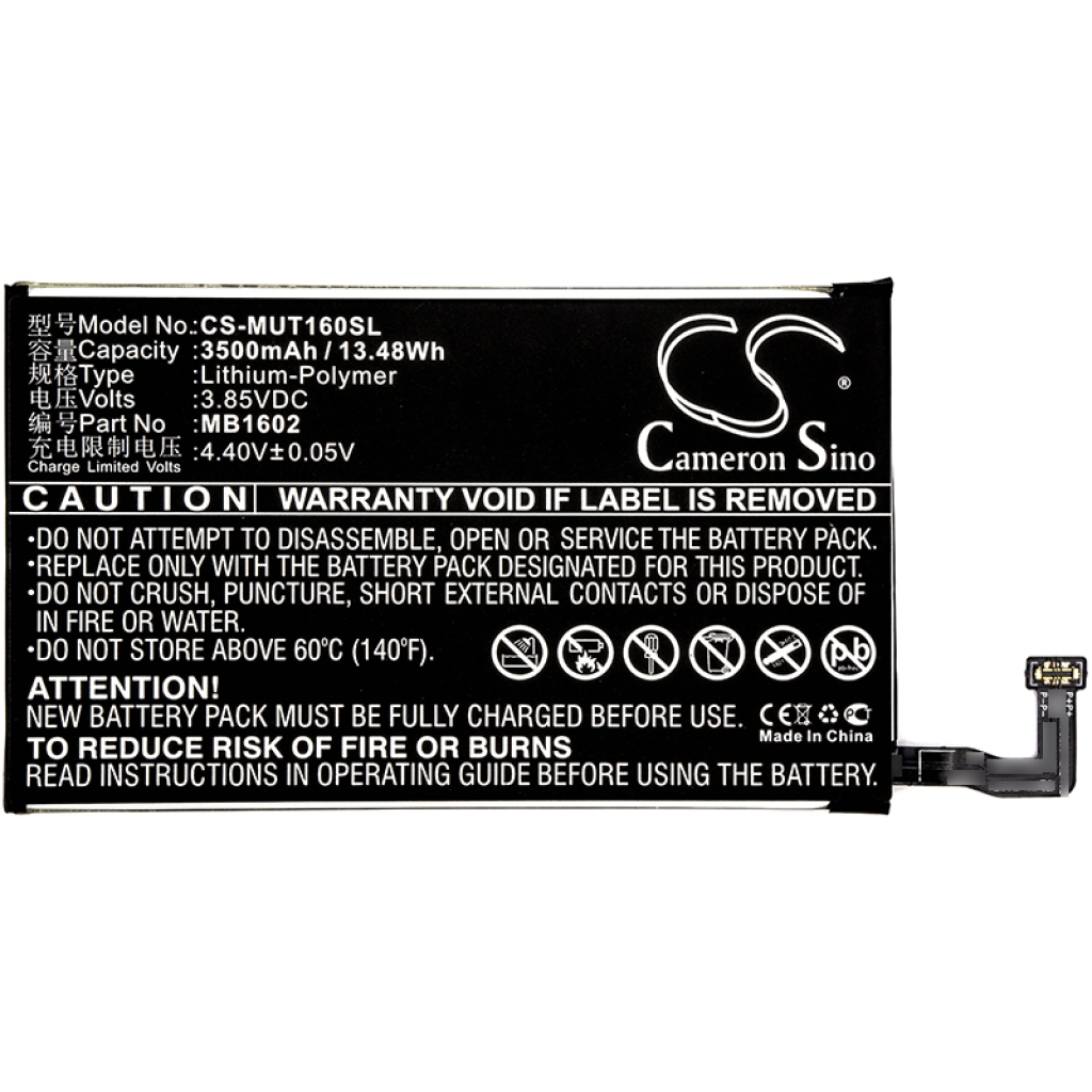 Batteries Remplace MB1602