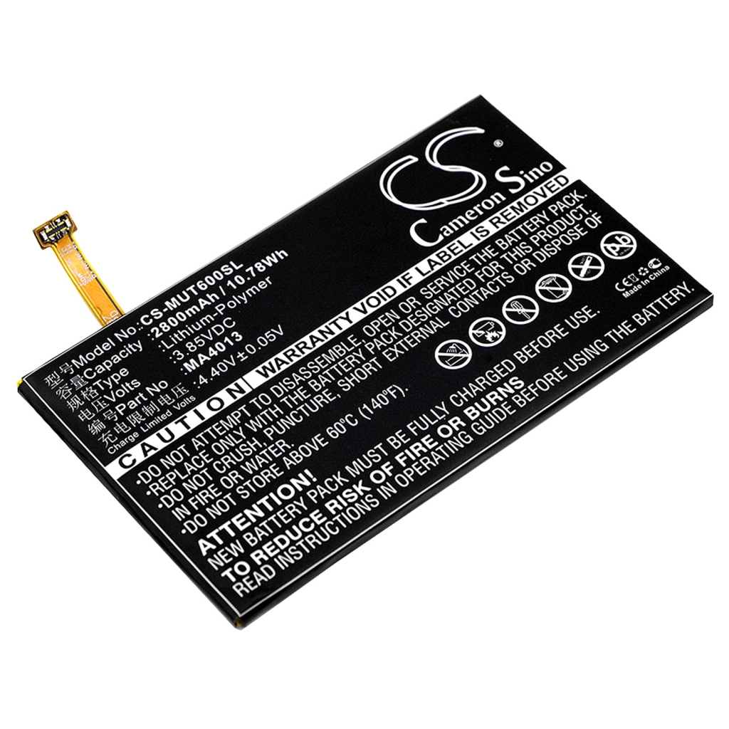 Compatible battery replacement for Meitu MB1503