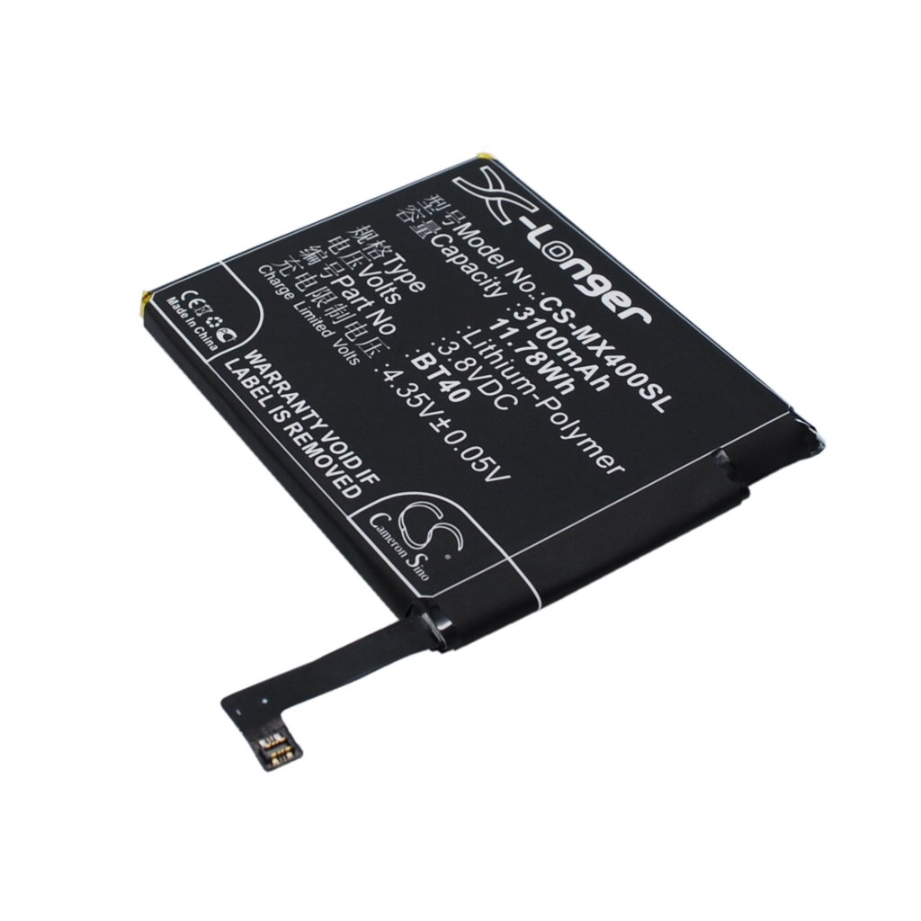 Remplacement de batterie compatible pour MeiZu BT40