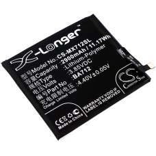 Compatible battery replacement for Meilan BA712