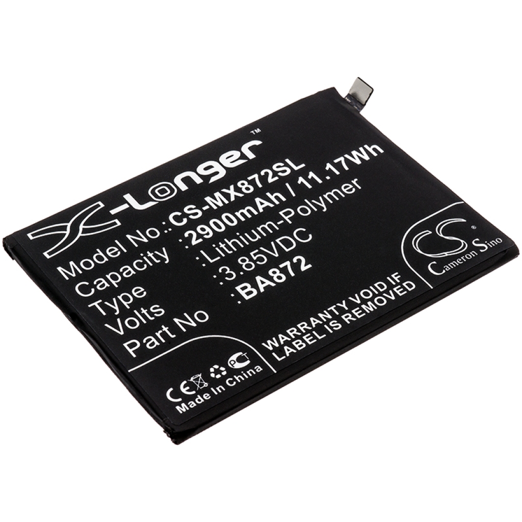 Compatible battery replacement for Meilan BA872