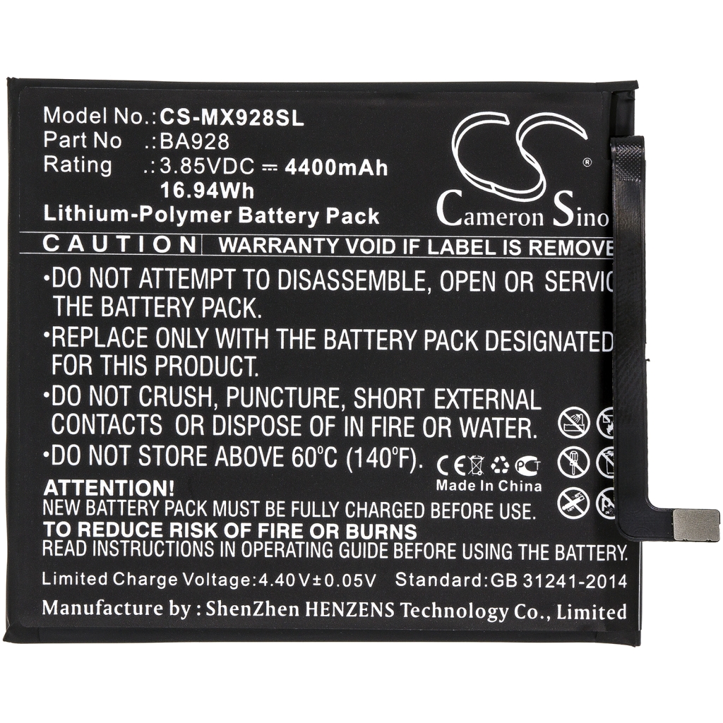 Battery Replaces BA928