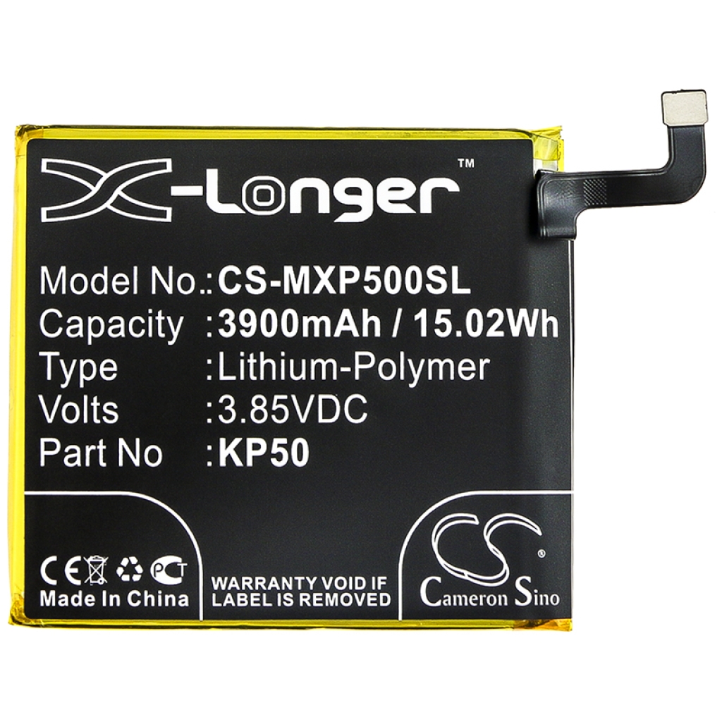 Remplacement de batterie compatible pour Motorola KP50