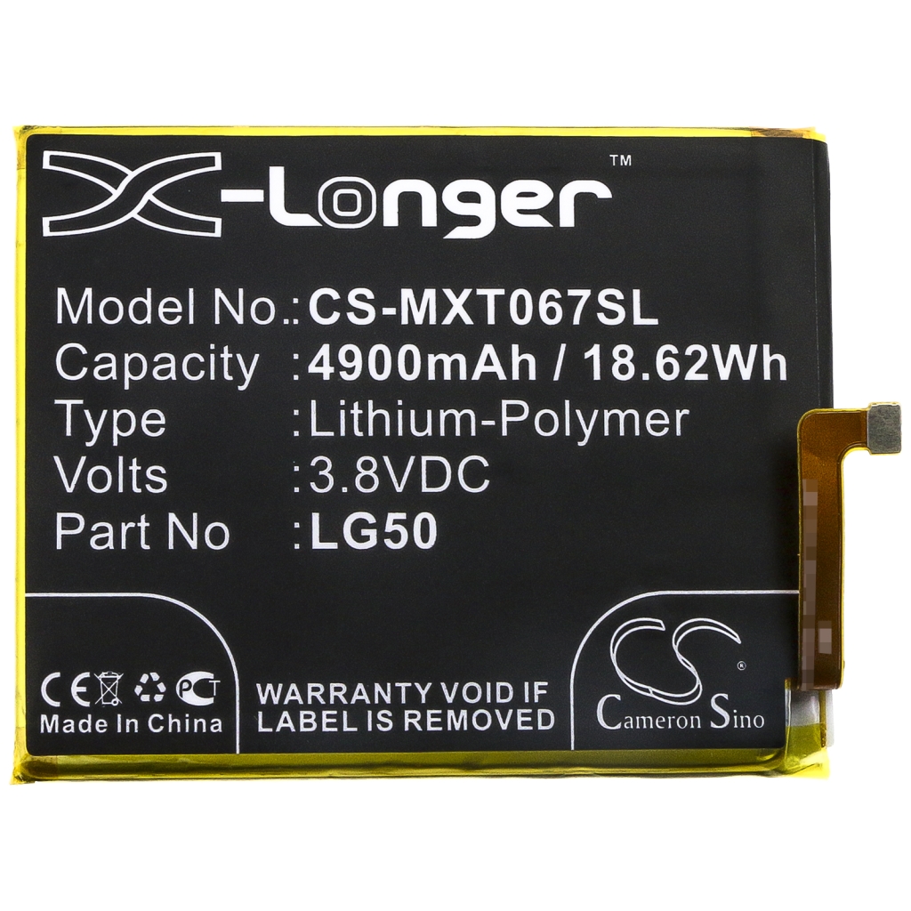 Remplacement de batterie compatible pour Motorola LG50