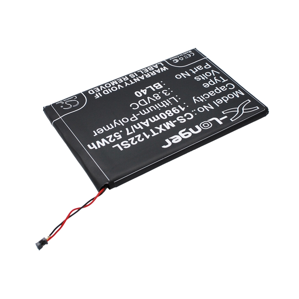 Compatible battery replacement for Motorola BL40