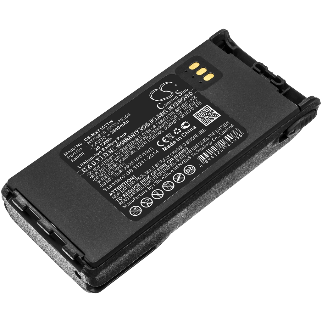 Batterie radio bidirectionnelle Motorola CS-MXT152TW