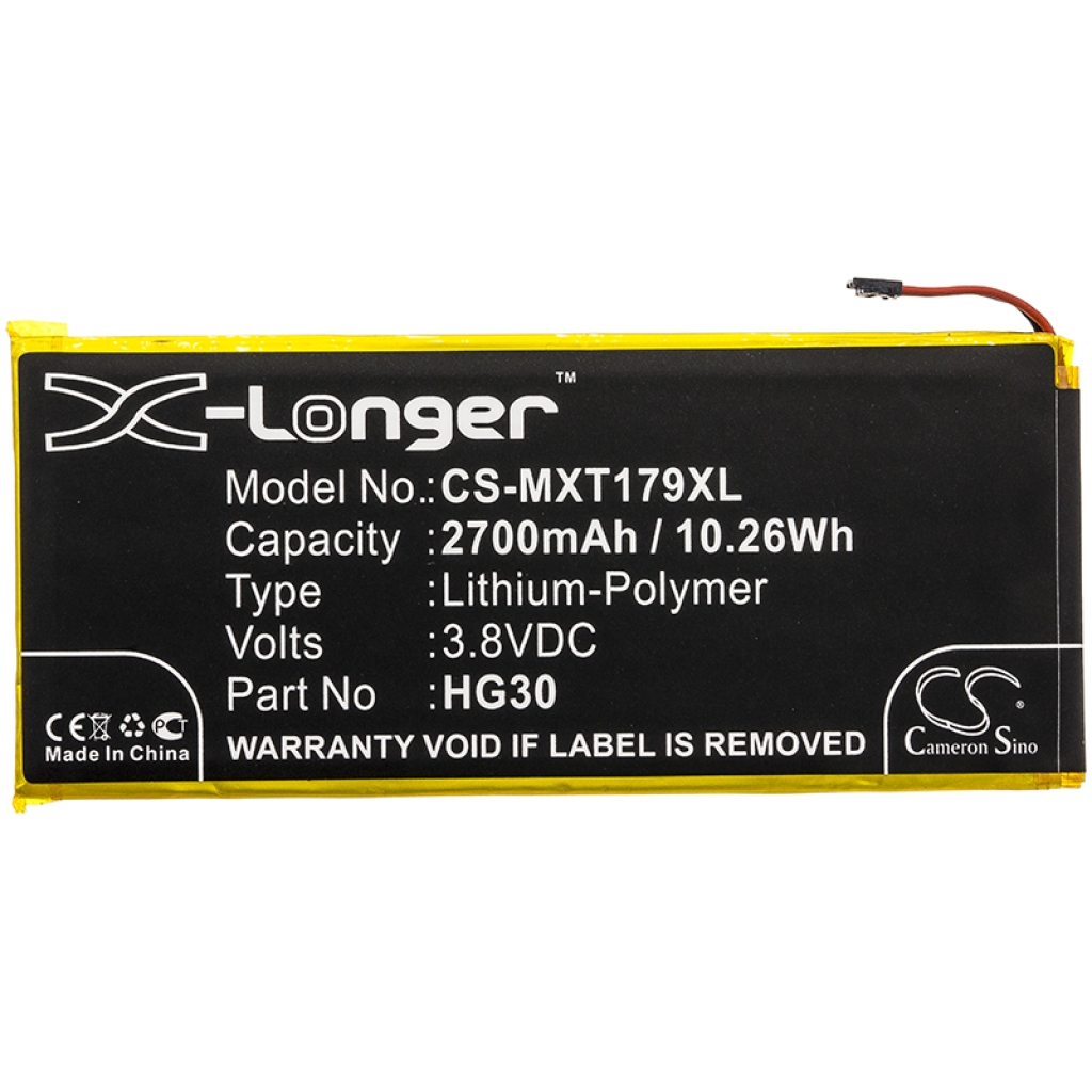 Batteries Remplace HG30