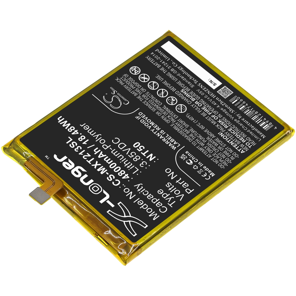 Remplacement de batterie compatible pour Motorola NT50