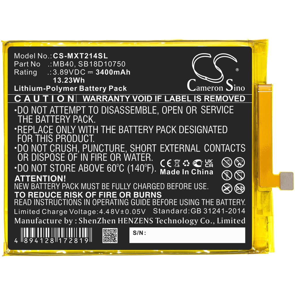 Batteries Remplace SB18D10750