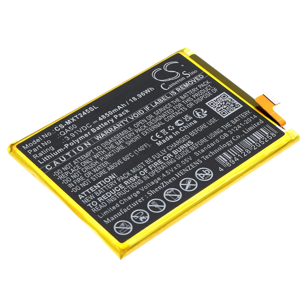 Compatible battery replacement for Motorola QA50