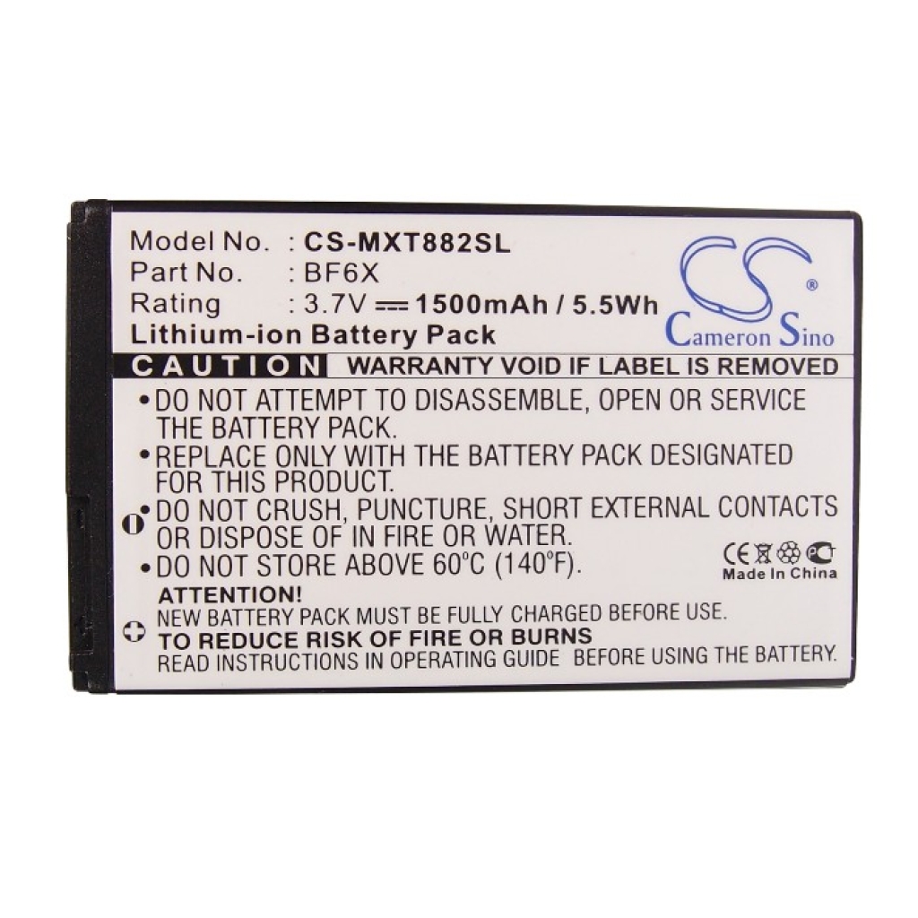 Batterie de téléphone portable Motorola XT862