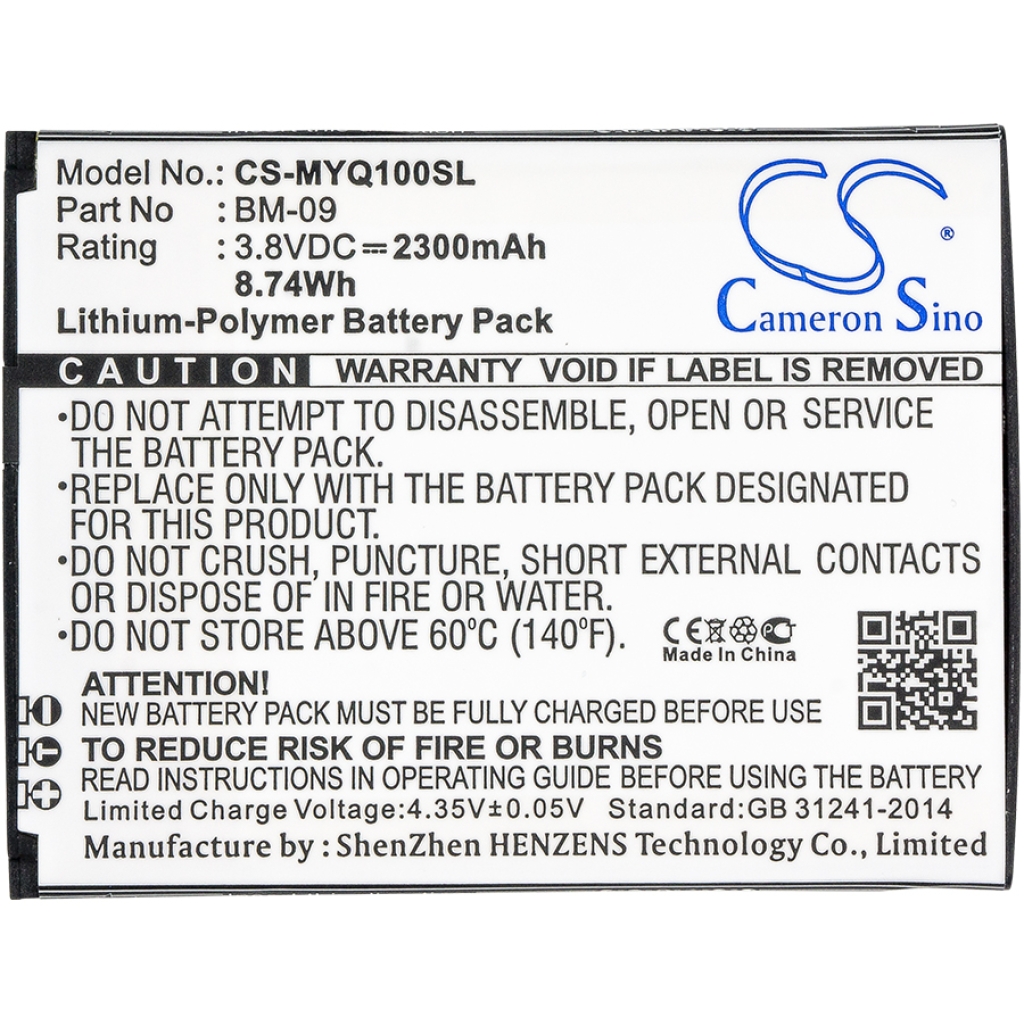 Batterie de téléphone portable Myphone CS-MYQ100SL