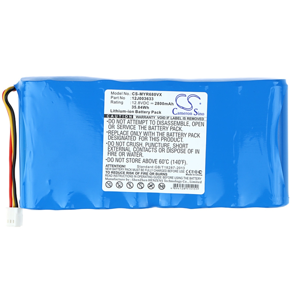 Compatible battery replacement for Moneual 12J003633