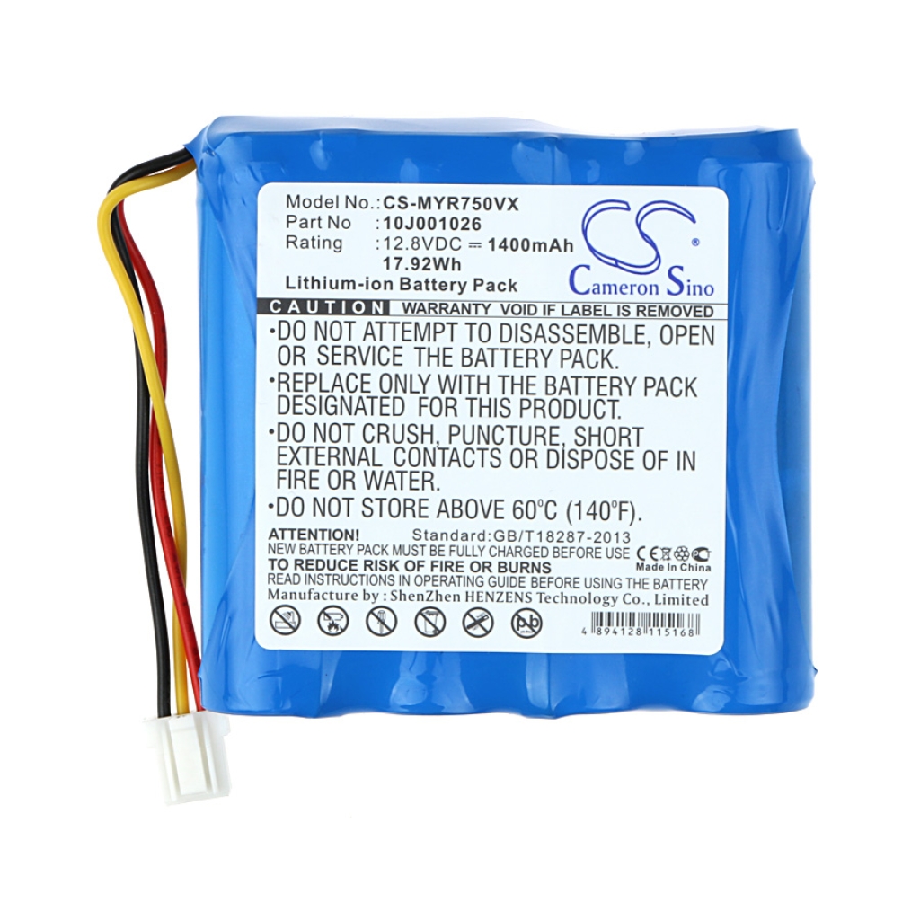 Compatible battery replacement for Moneual 10J001026