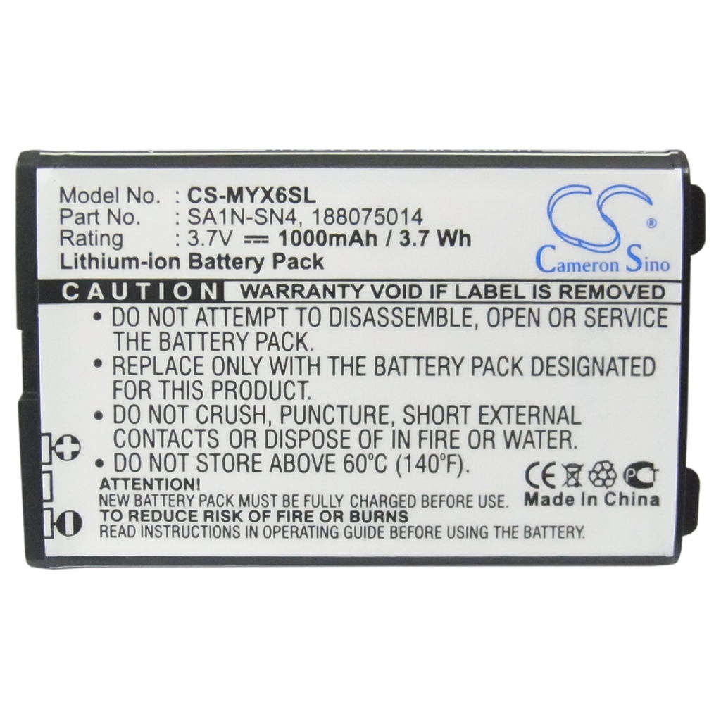 Batterie de téléphone portable Sagem CS-MYX6SL