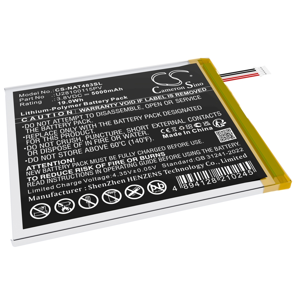 Tablette Batterie Onn CS-NAT483SL