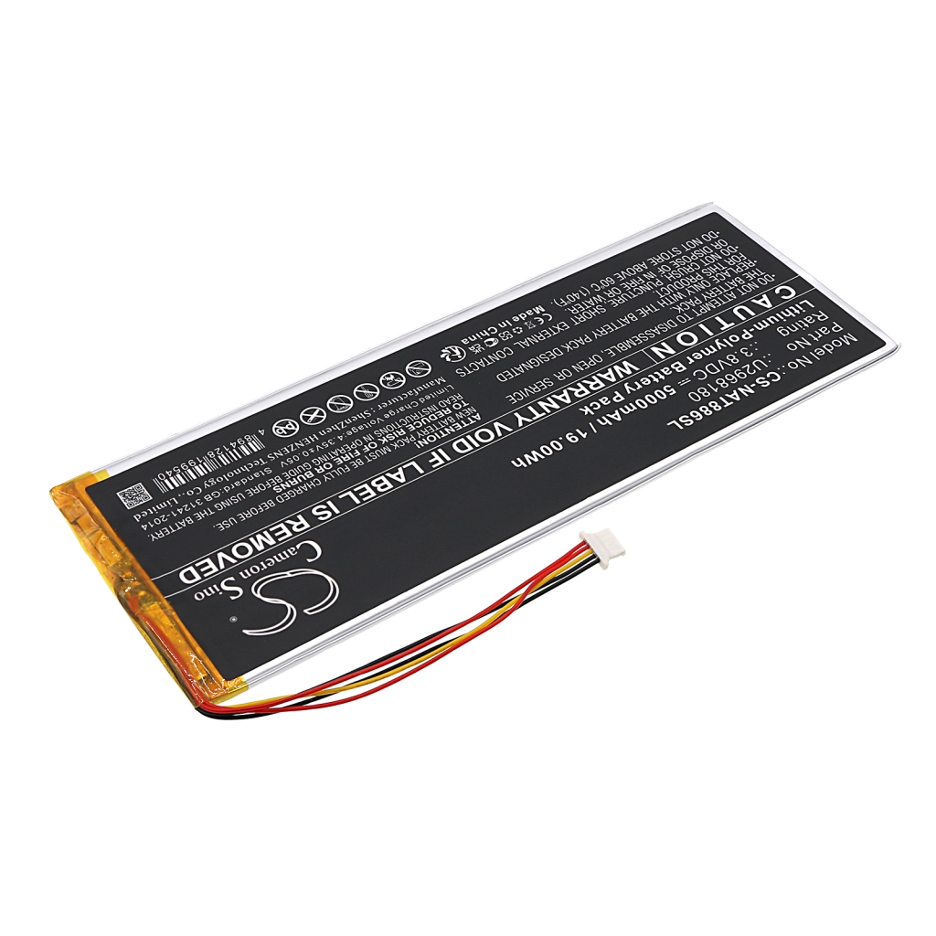 Compatible battery replacement for Onn U2968180