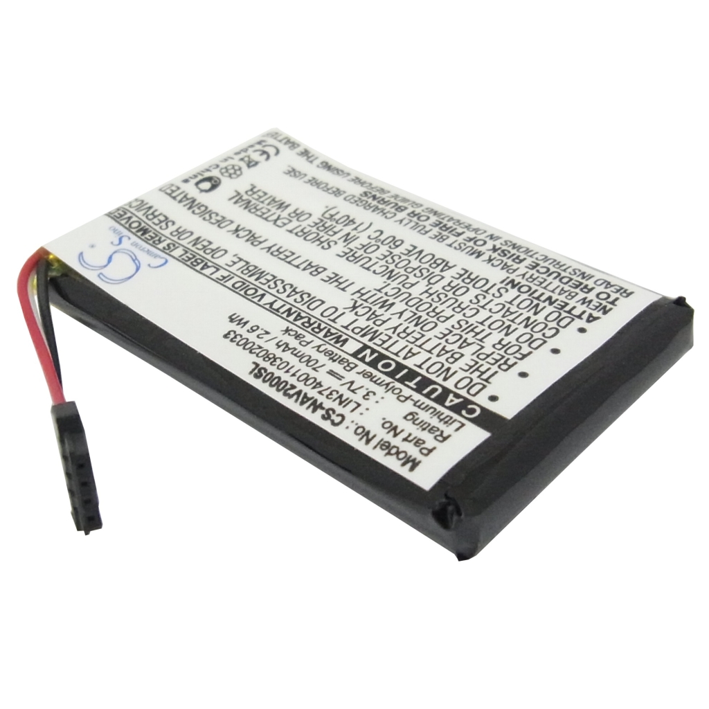 Compatible battery replacement for Navigon LIN3740011038020033