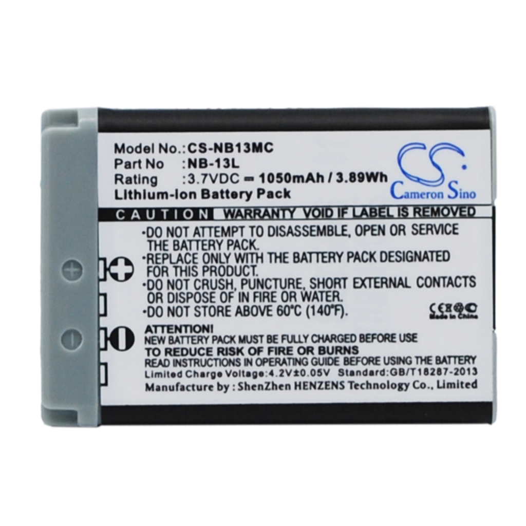 Batteries Remplace NB-13L