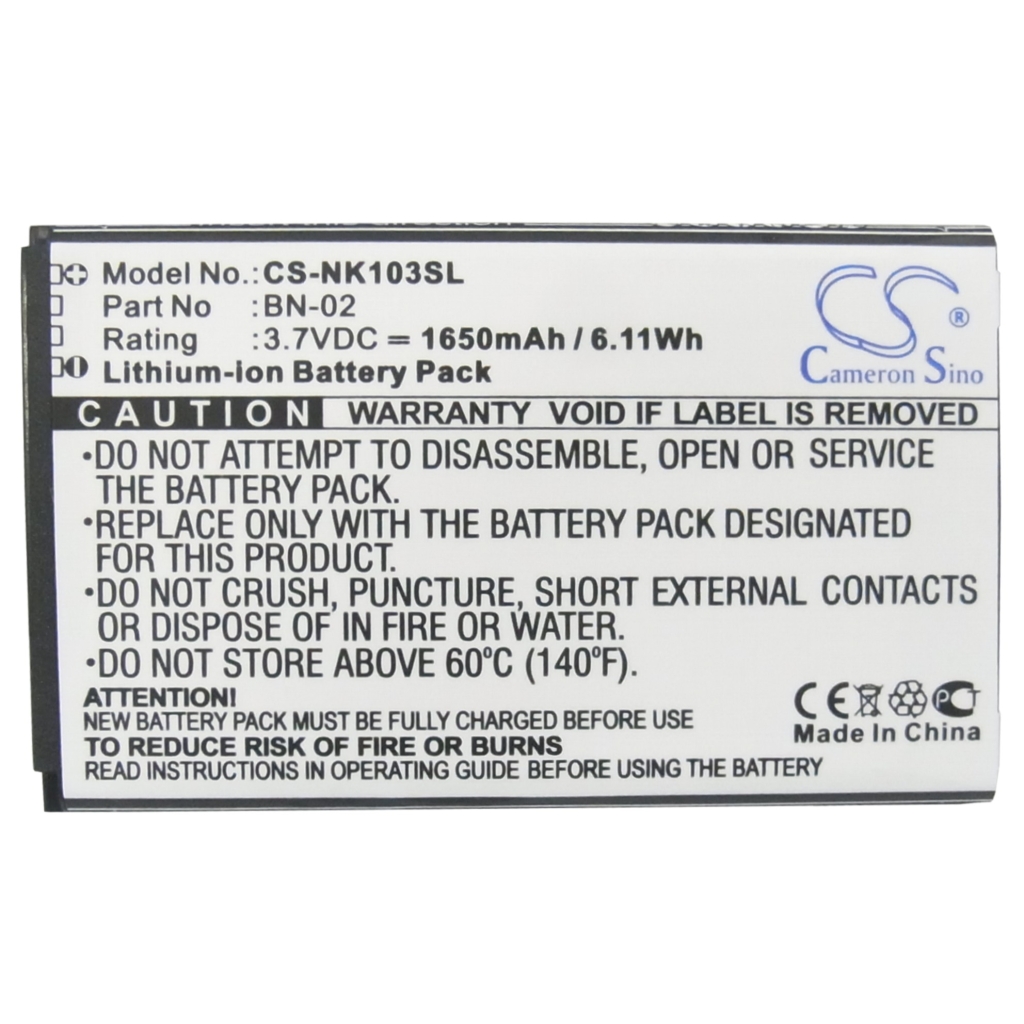 Mobile Phone Battery Nokia CS-NK103SL