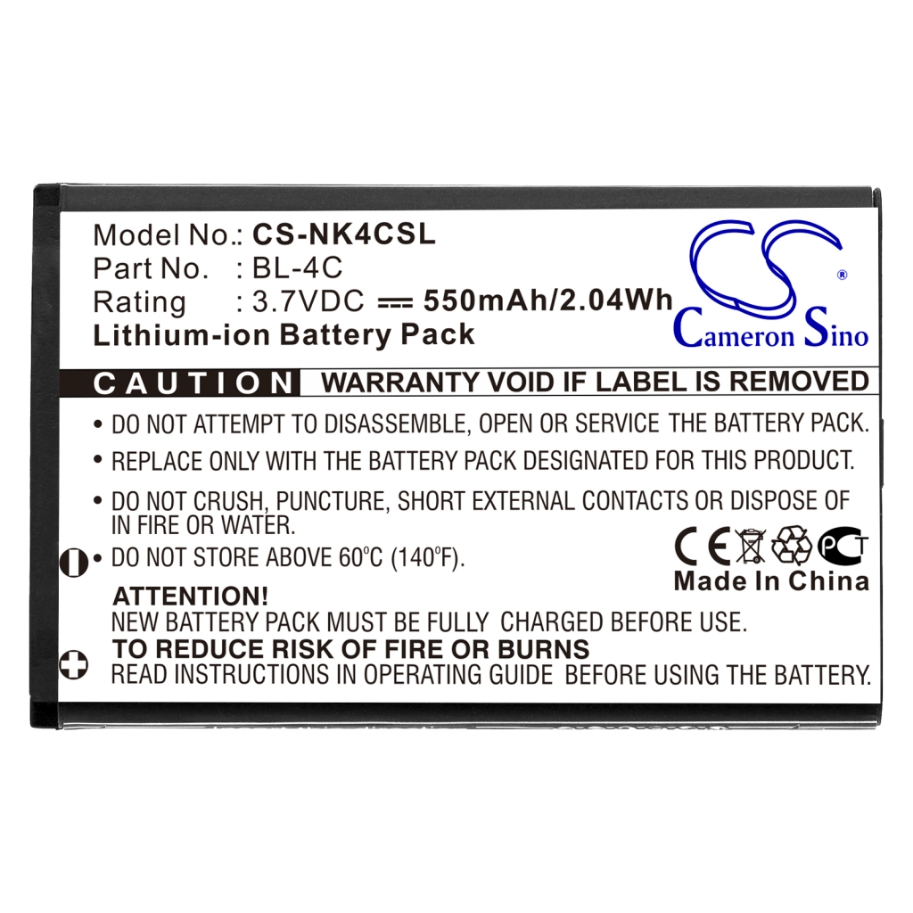 Battery Replaces BK-BL-4C