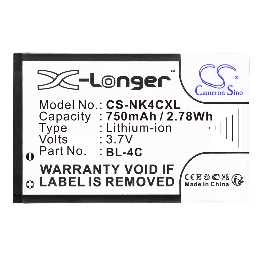 Battery Replaces BK-BL-4C