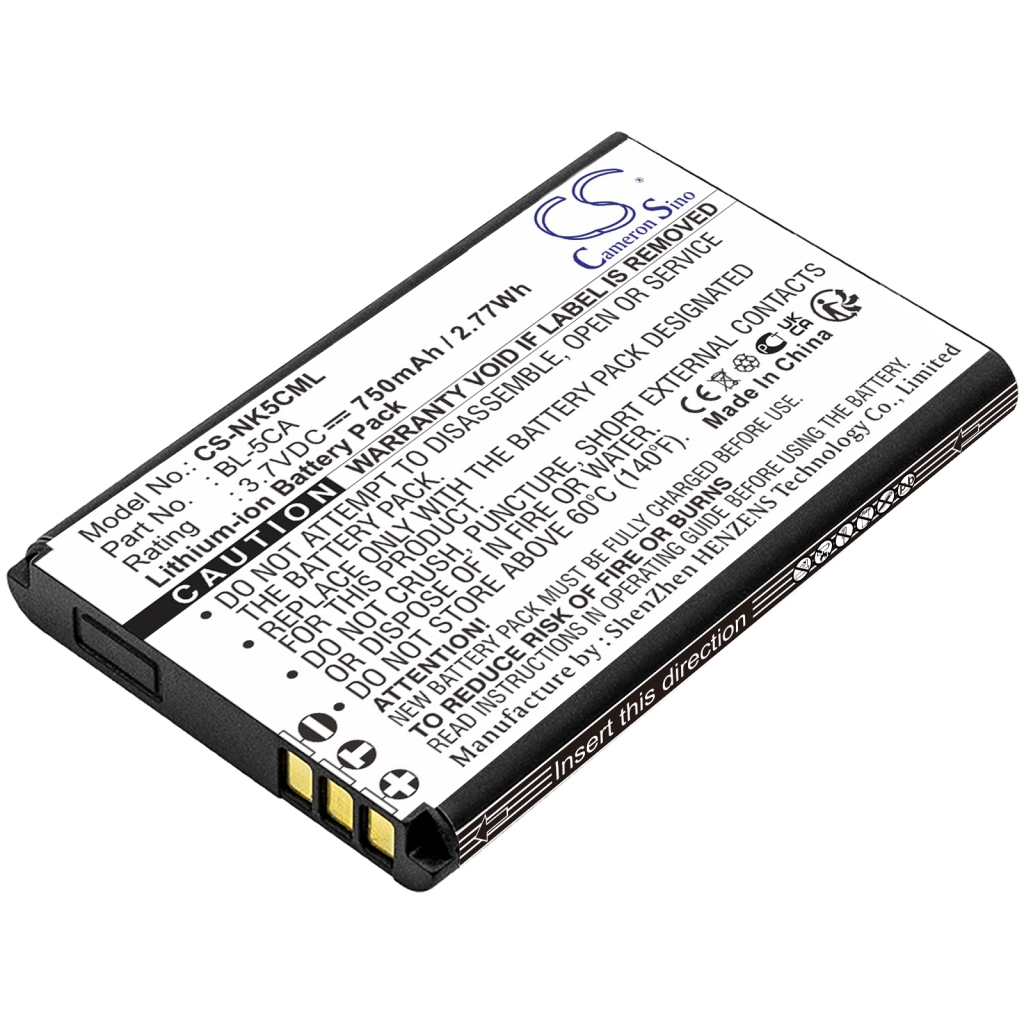 Battery Replaces BL-5CB