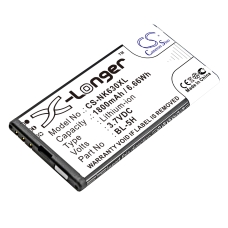 Compatible battery replacement for Microsoft BL-5H