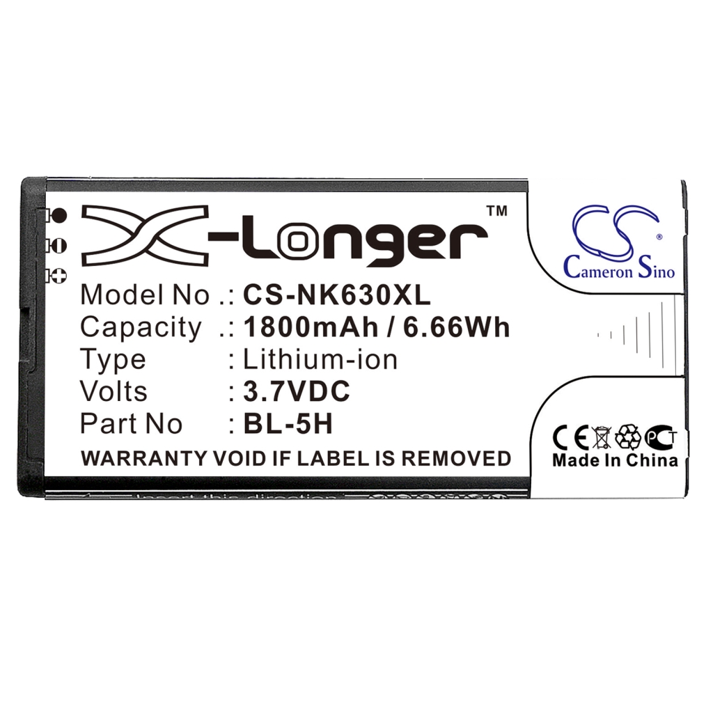 Mobile Phone Battery Microsoft CS-NK630XL