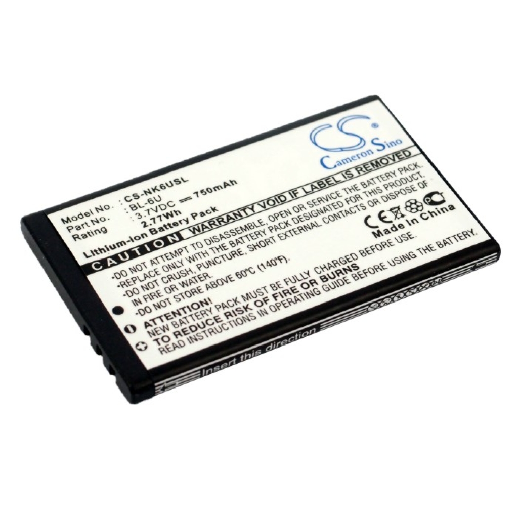 Batterie de téléphone portable Nokia CS-NK6USL