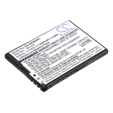 Remplacement de batterie compatible pour Nokia  BV-4D