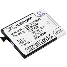 Compatible battery replacement for Microsoft BV-5QW