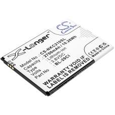 Compatible battery replacement for Nokia BL-29CI,BL-29CL