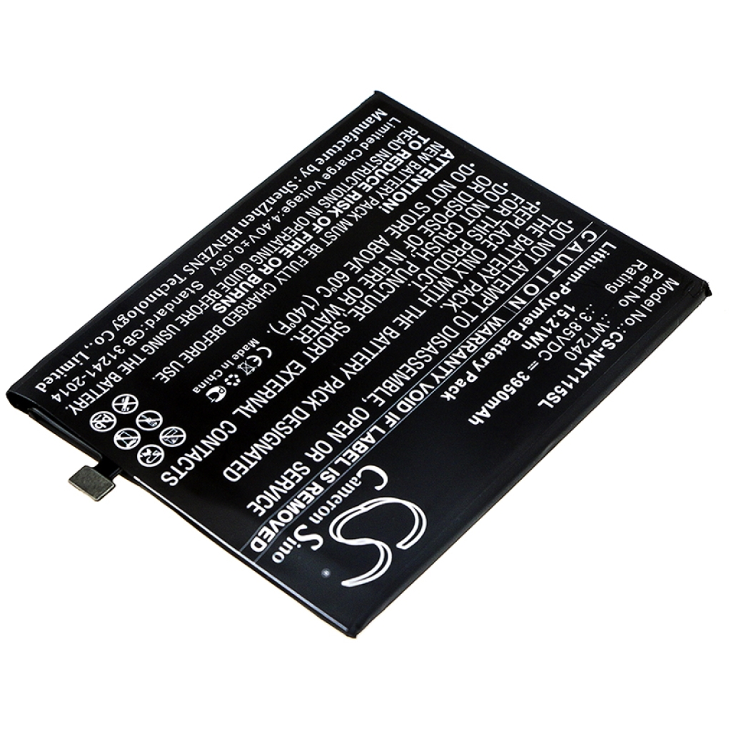 Compatible battery replacement for Nokia WT240