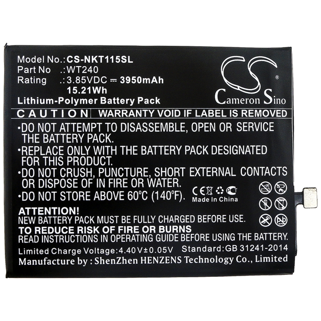 Mobile Phone Battery Nokia CS-NKT115SL