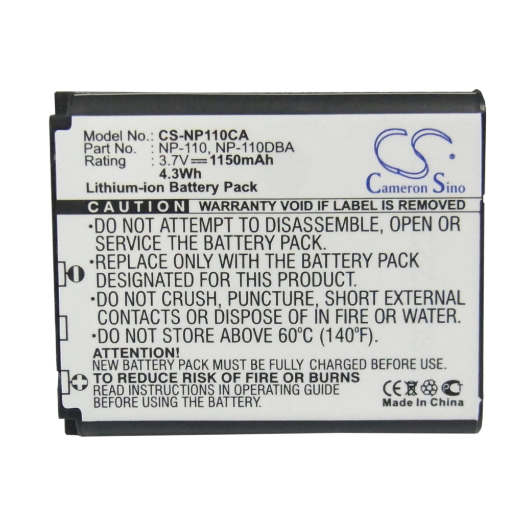 Batteries Remplace NP-110L