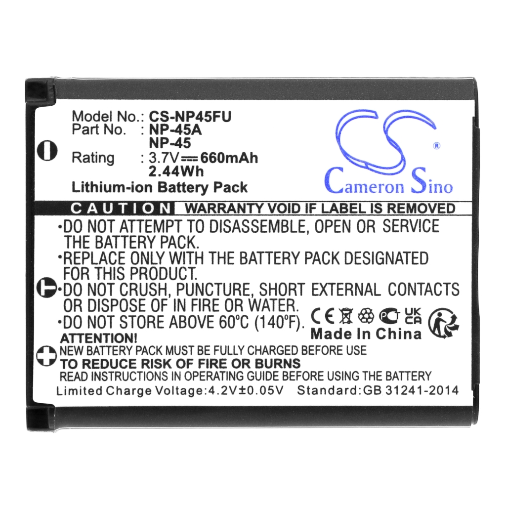 Batteries Remplace NP-45A