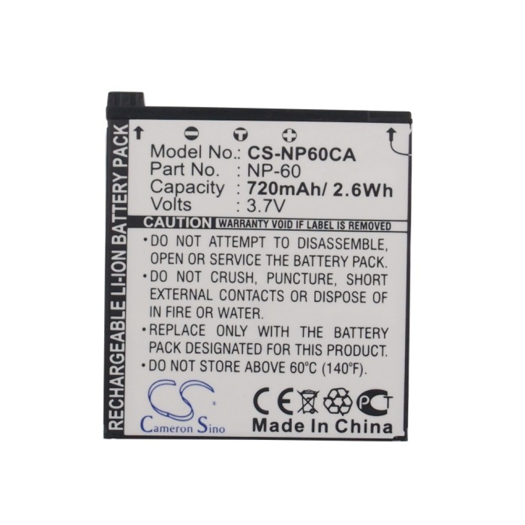 Camera Battery Drift CS-NP60CA